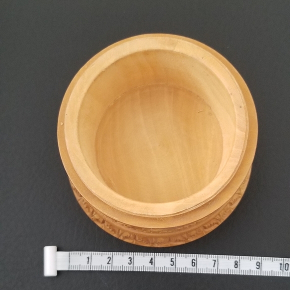 DONATED 😃3 for 20😃 Wooden Animal Carving Jewelry Box - Picture 5 of 5